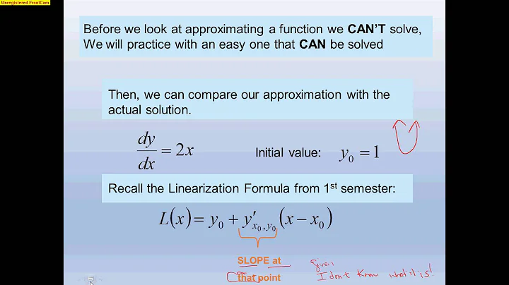 BC Calc Euler's Method