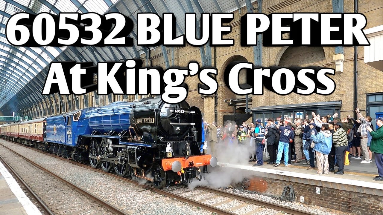 60532 BLUE PETER At King's Cross - 13/07/24