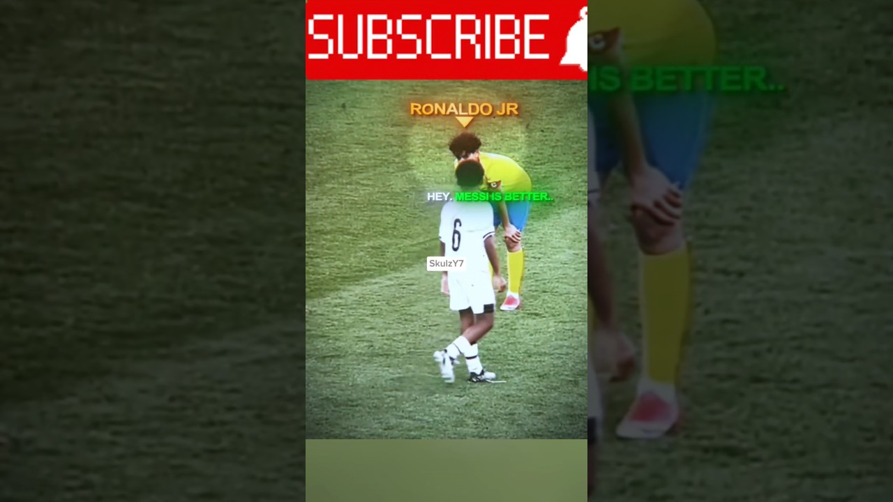 Ronaldo Jr says 🤫- Aura99999%
