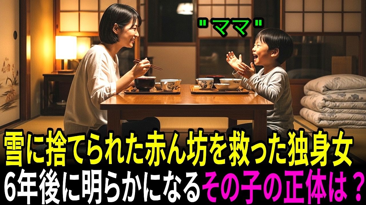 雪の中に捨てられていた赤ん坊を拾って育てた山奥の女, 6年後、その子の正体が明らかになる…｜人生の教訓｜オーディオブック