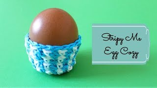 How to Crochet Easy Stripy Me Egg Cozy by Amira Crafts 425 views 5 years ago 8 minutes, 28 seconds