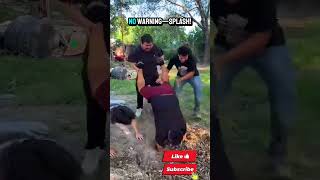 Push-Up Fail: From Fitness to Splash Zone! 😂#shortsfeed #yutubeshorts #viral #shortvideo #funny