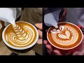 Amazing Coffee Art Tutorials. The Best Skills in The World #3☕❤️