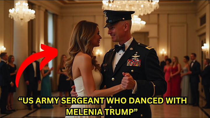 US Army Sergeant Who Danced With Melania Trump Breaks His Silence – His Words Will Surprise You!