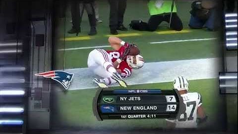 NFL on CBS - 2012 Jets vs Patriots - Player Lineups