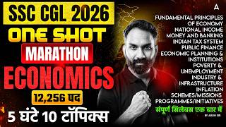 SSC CGL Economics Marathon 2026 | Complete Economics One Shot for SSC CGL 2026 | By Arun Singh Sir