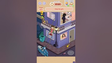 Tidy Master Level 229 - Help the Girl Escape Down the Ladder from the Serial Killer