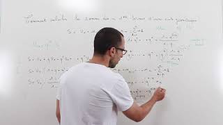 somme des n 1ers termes d'une suite géométrique 720p