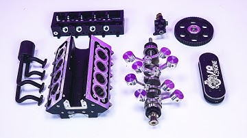 REAL SMALLEST V8 ENGINE 28cc - TOYAN FS V800 - ENGINEDIY | Part 1 Assembly