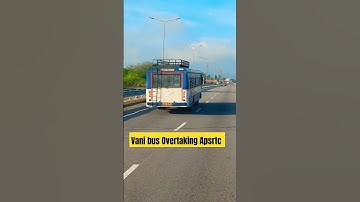 Vani overtaking Apsrtc Express