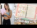WEEKLY MEAL PLANNER TEMPLATE | How to Meal Plan in 4 Steps