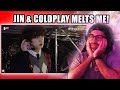 Capture de la vidéo Shiki Reacts Jin [Episode] 진 (Jin) Coldplay Concert Special Performance Sketch - Bts (방탄소년단)