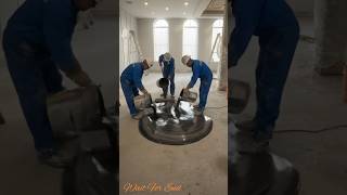 Transformation — Dining Area🥰🥰🥰 #epoxyfloor #floordesign #satisfyingvideo #3dfloor #beforeafter