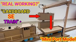 Maine Cardboard Se Automatic Train & Crane Banaya | Full Engineering Project