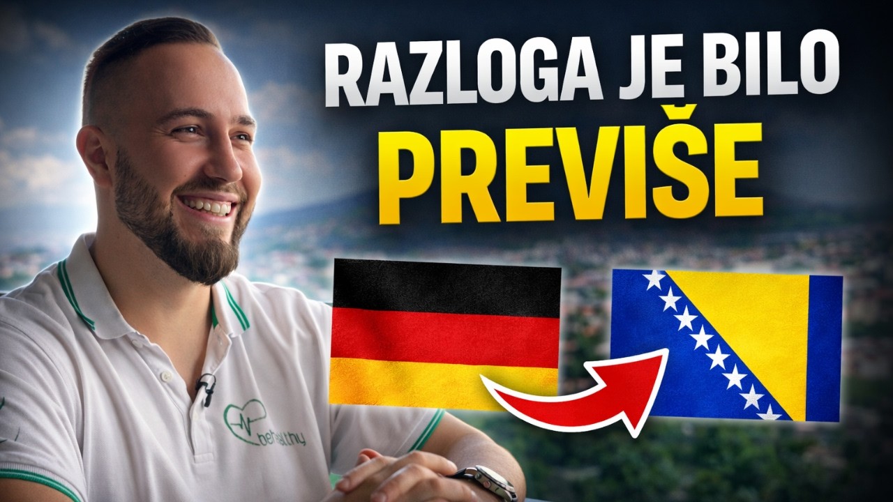 Živio u Njemačkoj od 3. godine, ali se odlučio vratiti u BiH