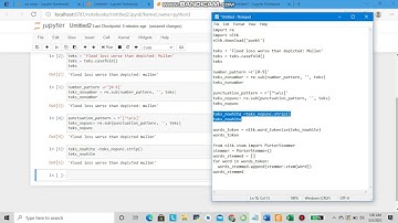 Langkah Pra Pengolah Kata pada Jupyter Notebook menggunakan Bahasa Python #TemuBalikInformasi