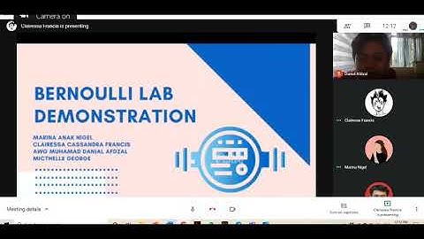 LAB PRESENTATION BERNOULLI THEOREM