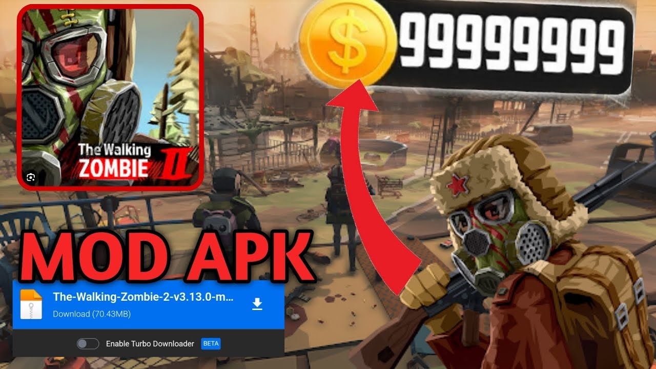 Nueva Actualización!! The Walking Zombie 2 Mod APK v3.14.0 Dinero