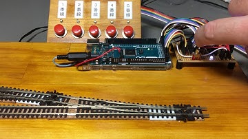 Arduinoでサーボの一括転換 レジューム機能付き