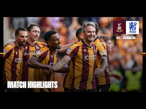 MATCH HIGHLIGHTS: Bradford City v Peterborough United