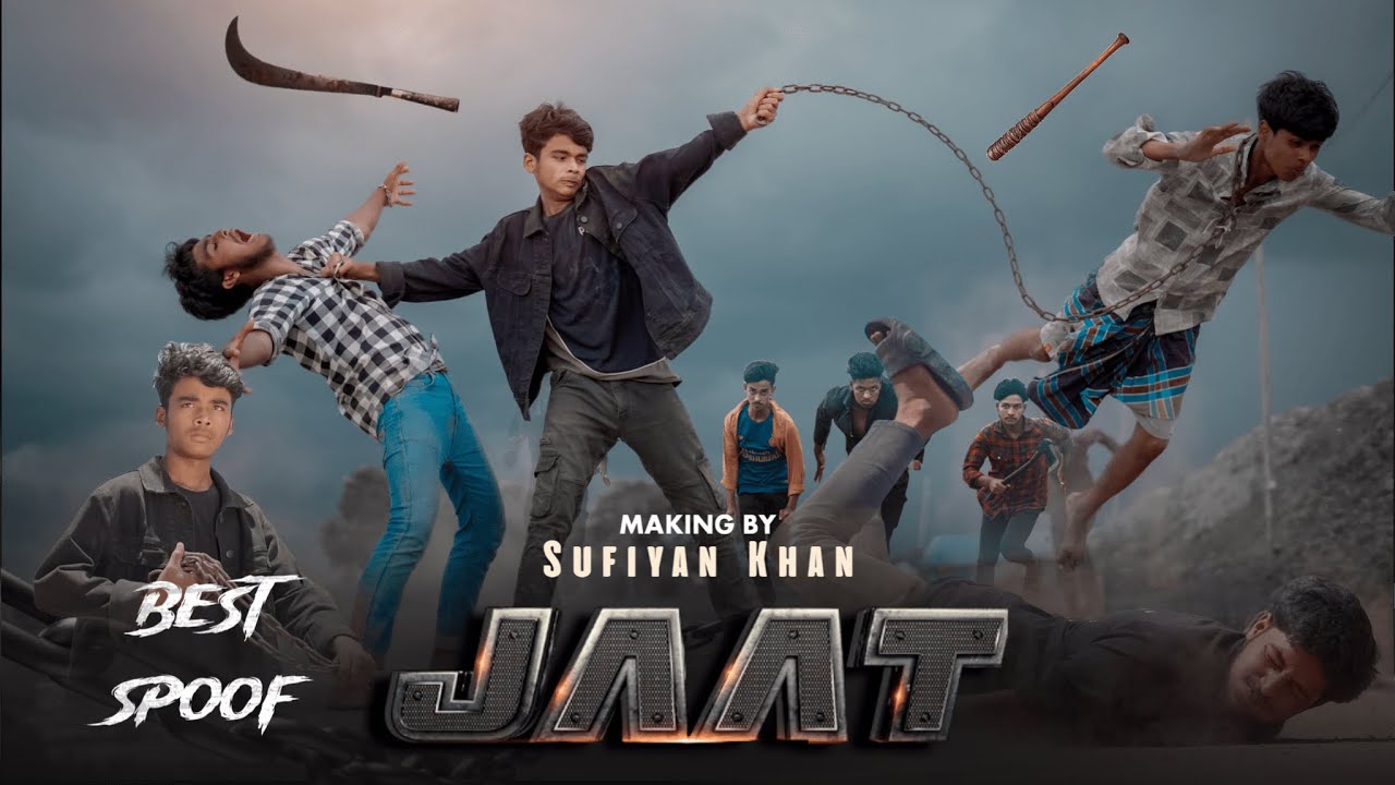Jaat movie fight scene Spoof | Best action in Jaat Movie | Sunny Deol | Hindi new action films #jaat