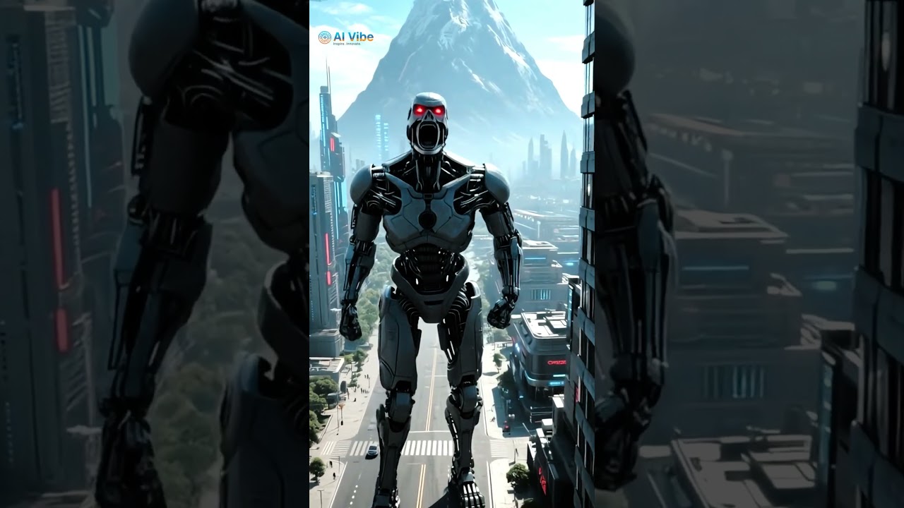 Cat Steals Robot Baby's Ice Cream... Then Becomes a GIANT Monster! (AI Animation)