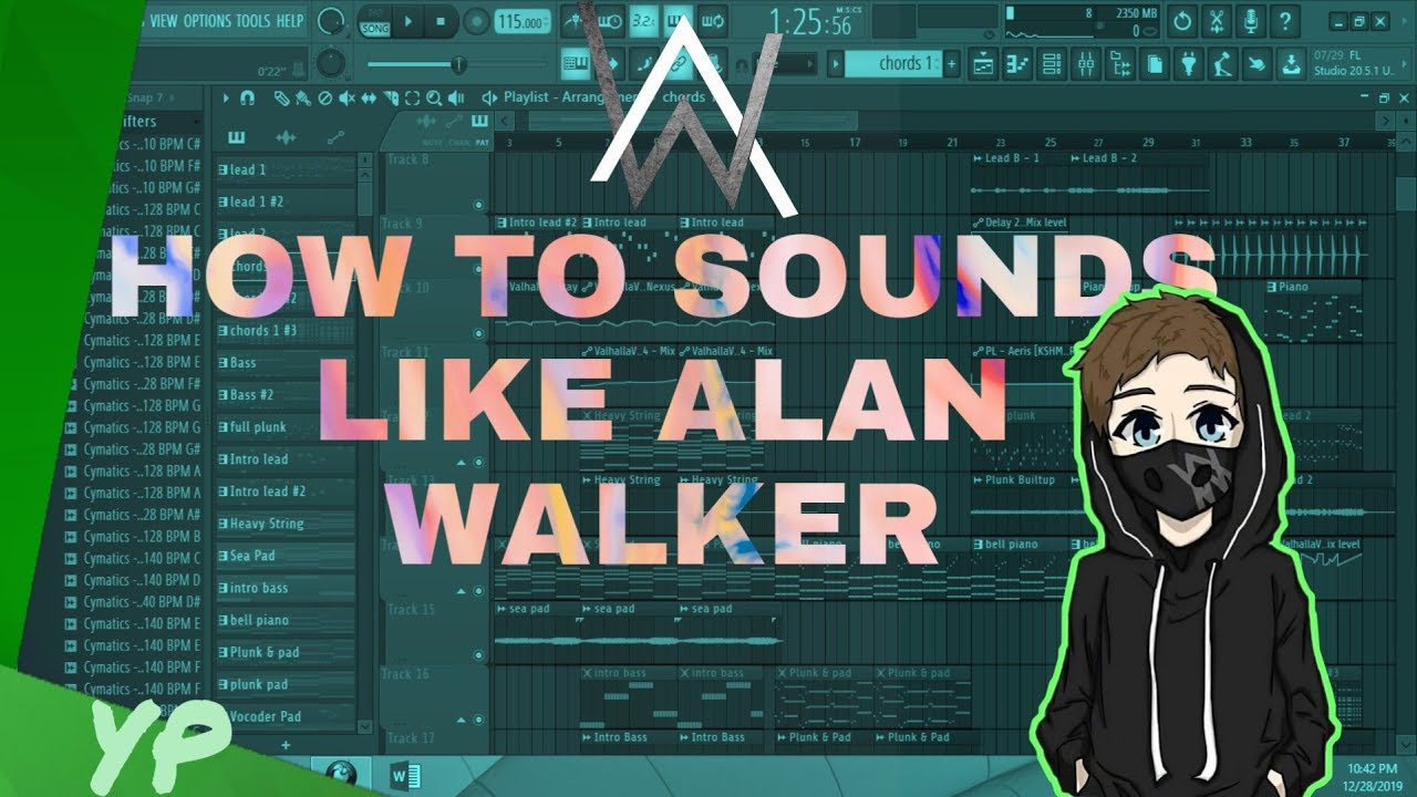 How To Sound Like Alan Walker - FL Studio tutorial | Free FLP