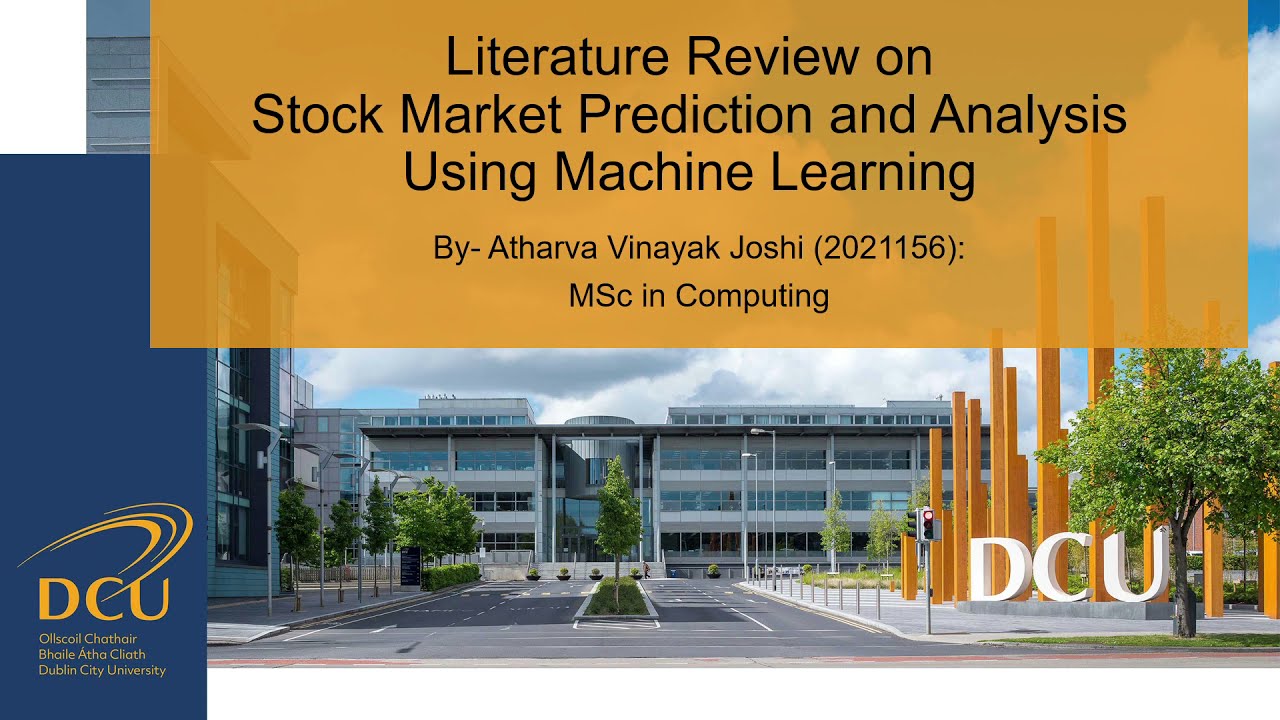 Presentation on Stock Market Prediction and Analysis Using Machine Learning