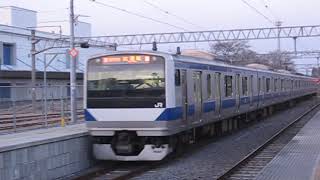 水戸線　試9737M　E531系K456編成　友部駅発車　2019.04.04