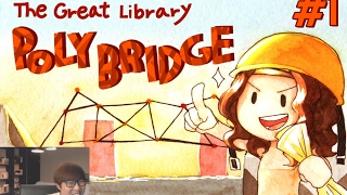 다리 건설 게임] 대도서관 실황 1화 - 폴리 브릿지 (Poly Bridge) screenshot 5