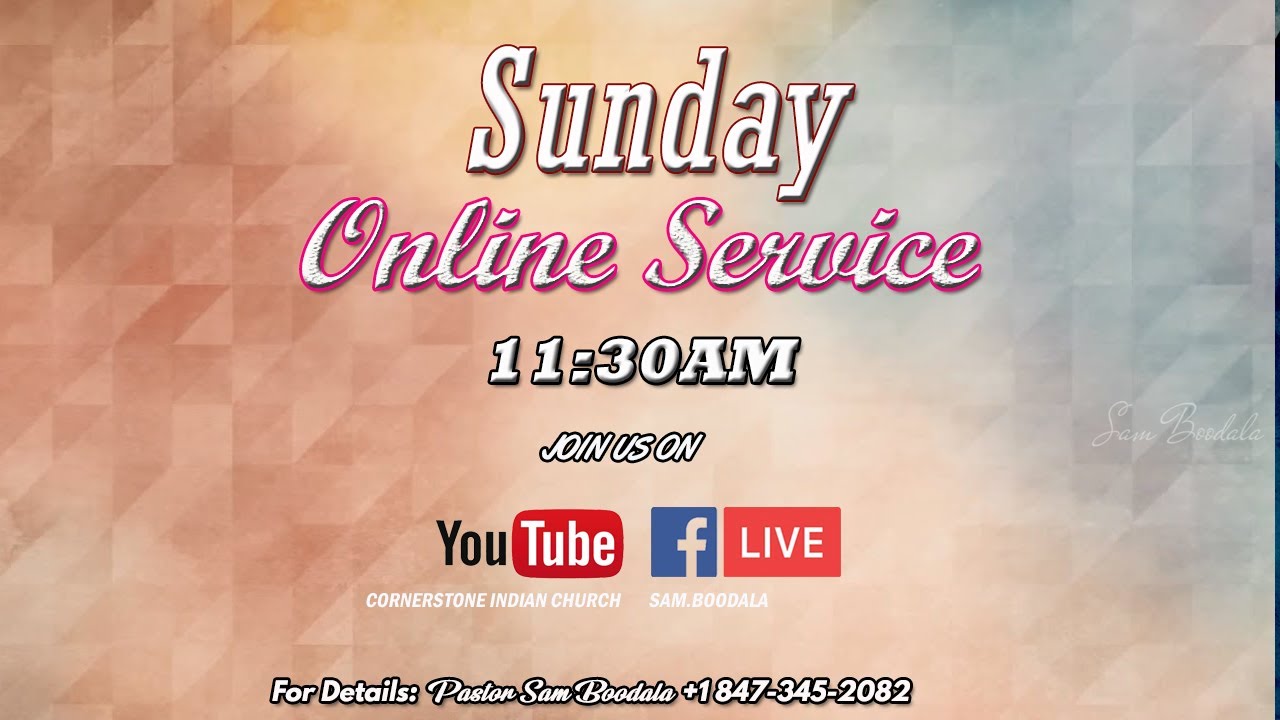 Sunday Worship service | November 07, 2021 | Sam Boodala