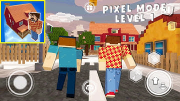 Dark Riddle CHAPTER4 ( Mod Skin PIXEL MODE ) New Play Guide : Part 100