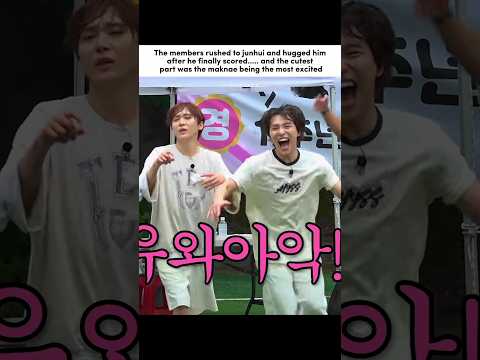 After junhui kept missing he finally scored 🤯🥳!! #seventeen #junhui #napd #shorts