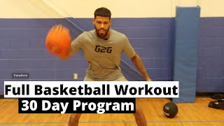 FULL Basketball Program | 30 Day Program Day 1 | Shooting, Ball Handling, Finishing | G2G Basketball