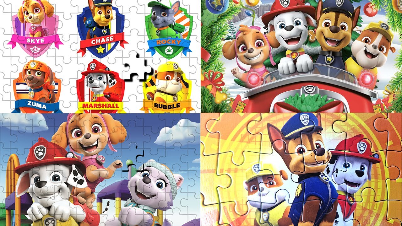PAW PATROL 🧩 Compilation for Toddlers - Satisfying Puzzle für Kinder