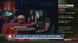 Tulsa Shock select Skylar Diggins in WNBA Draft