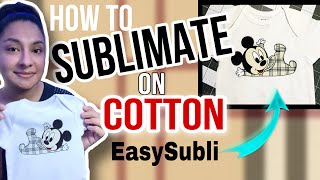 HOW TO SUBLIMATE ON 100% COTTON USING EasySubli | Epson 15000 Tutorial screenshot 5