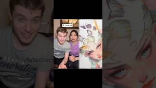 English vs Chinese: Animal Sounds 🐶 🐯 🐸 #british  #interracialcouple #internationalcouple