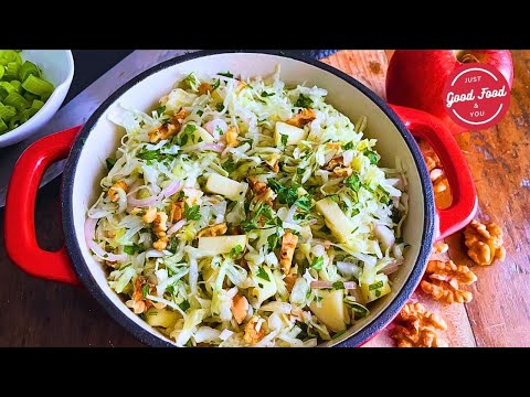 Spitzkohl-Salat Rezept | Einfach & Schnell | Spitzkohlsalat mit Apfel 