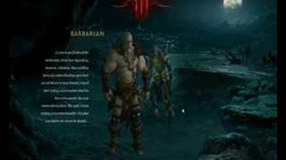 Diablo 3 Character Creation So Far