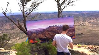 Devils Peak Time-lapse painting in the Flinders Rangers