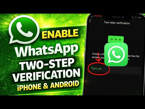 How to Enable WhatsApp Two-Step Verification (iPhone & Android) #WhatsAppTwoStepVerification