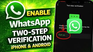 How to Enable WhatsApp Two-Step Verification (iPhone & Android) #WhatsAppTwoStepVerification News