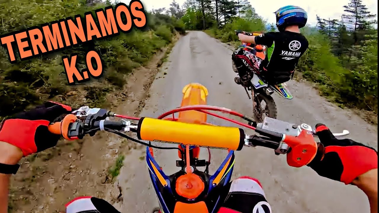 TERMINAMOS K.O EN ESTA RUTA CON LAS PITBIKES