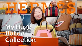 My Huge Hermès Bolide Collection | Unboxing Rare and Limited Edition Bolide Bags [ENG SUB]