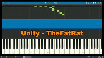 Unity - TheFatRat (Intermediate piano cover)
