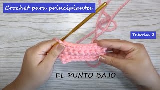 Crochet para principiantes. Tutorial 2: El punto bajo. by Como se hace en casa TV 124 views 2 years ago 22 minutes