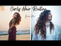 Curly hair wash routine with 4 products  detailed routine  rinaal kottari curlyhair cgmethod