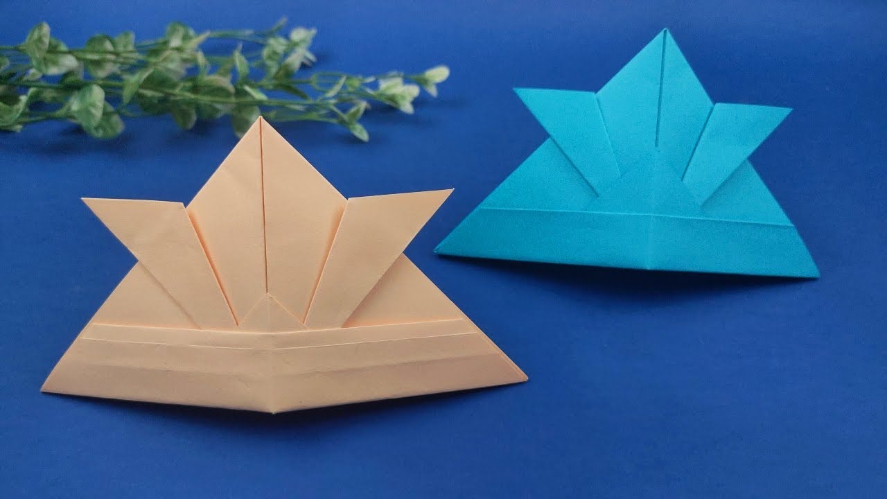 Folding Samurai Hat From Paper DIY Komorebi YouTube