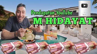 Gaji Youtube M HIDAYAT Terbaru 🤑💸